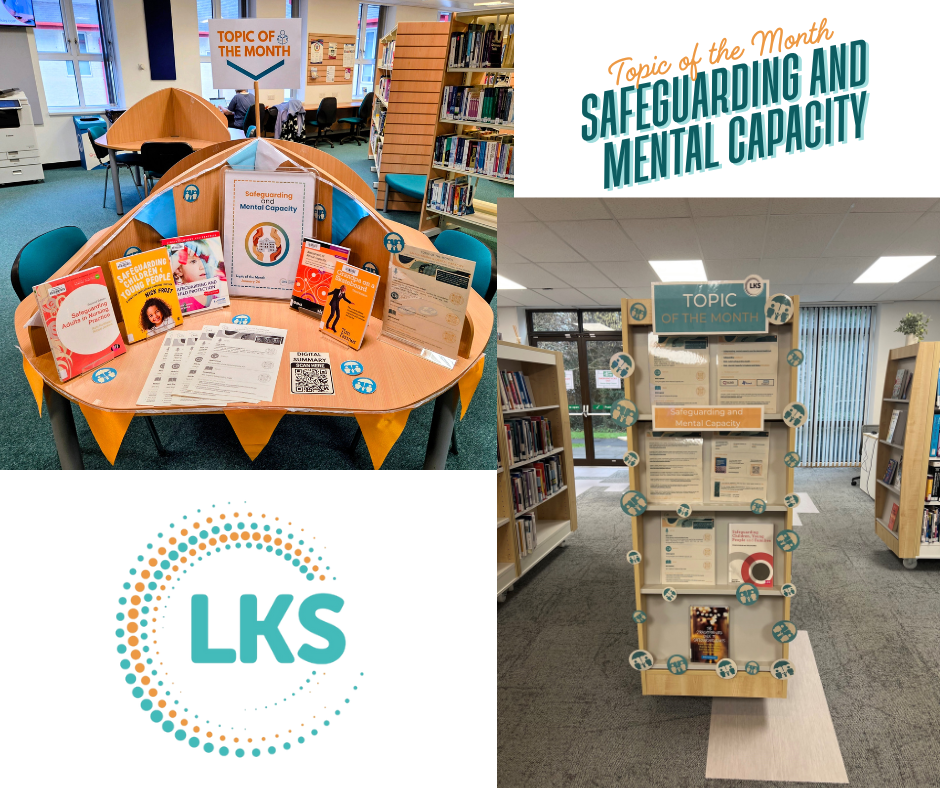 Images of the displays in the two libraries.