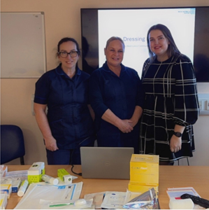 Attendees at a drop-in session. 