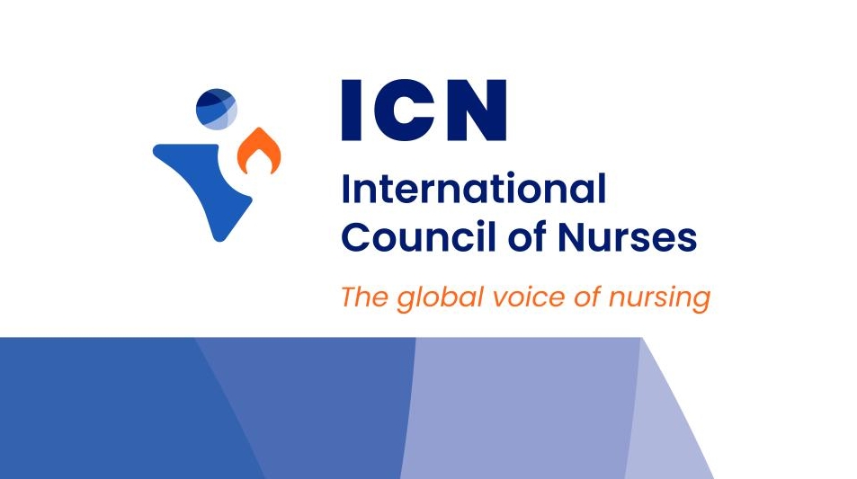 The logo of the International Council of Nurses
