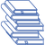 Pile of books icon